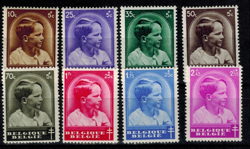 Timbre De Belgique / Belgium NÂ° 438 -- 445  Neuf **,  Mnh