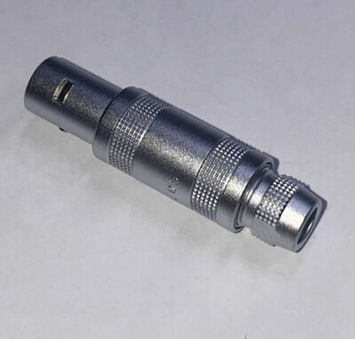 FFA.0S.250.CTAC32 Coaxial Connector Plug, Male Pin 50Ohm Free Hanging (In-Line)