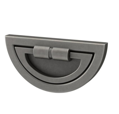 Liberty P38553C-904 3'' Warm Industrial Campaign Cabinet Pull Heirloom Silver