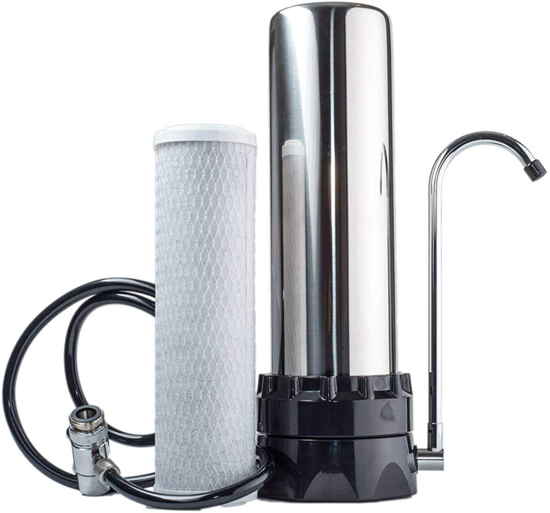 Stainless Countertop Sink Clean Drinking Water Filtration
