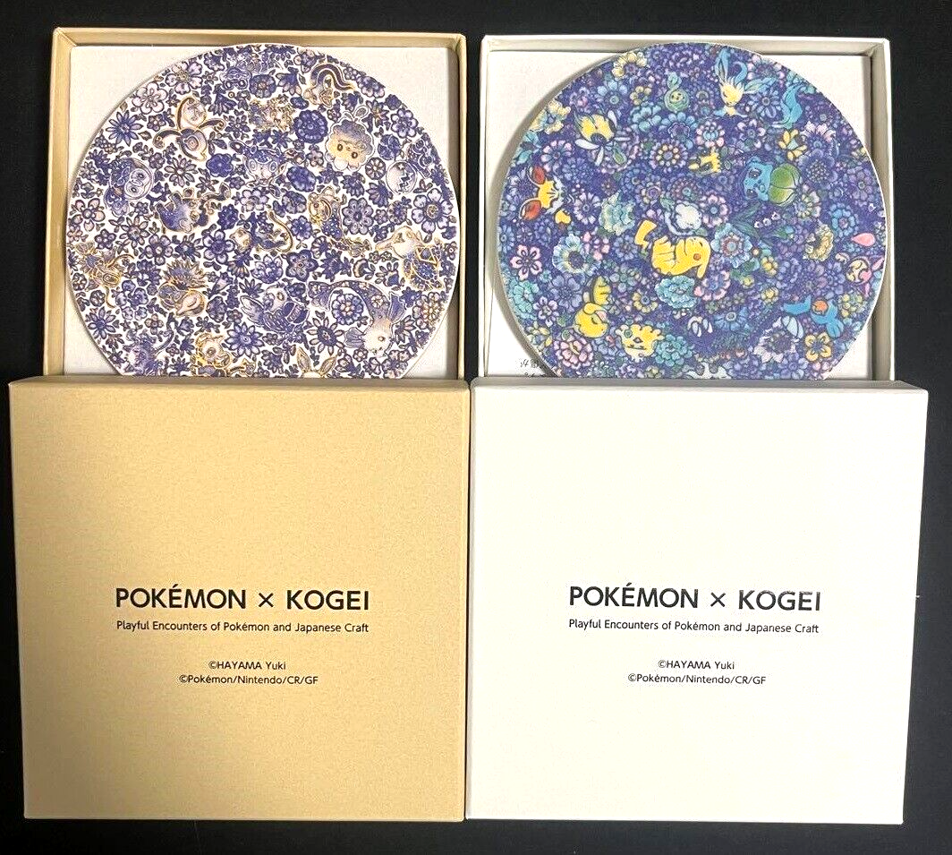POKEMON × KOGEI Limited Coaster Set Craft Exhibition Japan