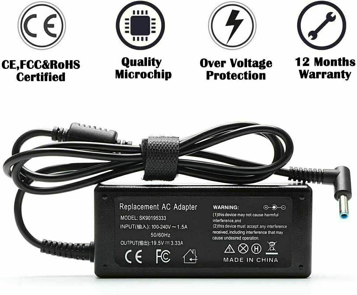 Laptop Charger For Hp Elitebook 840 820 850 G3 4.5*3.0mm
