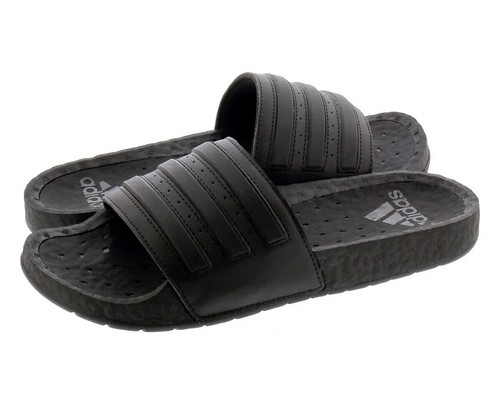Pre-owned Adidas Originals Adidas Adilette Ultra Boost Slide Sandal Triple Black Eh2256 Men's 12 ?sold Out