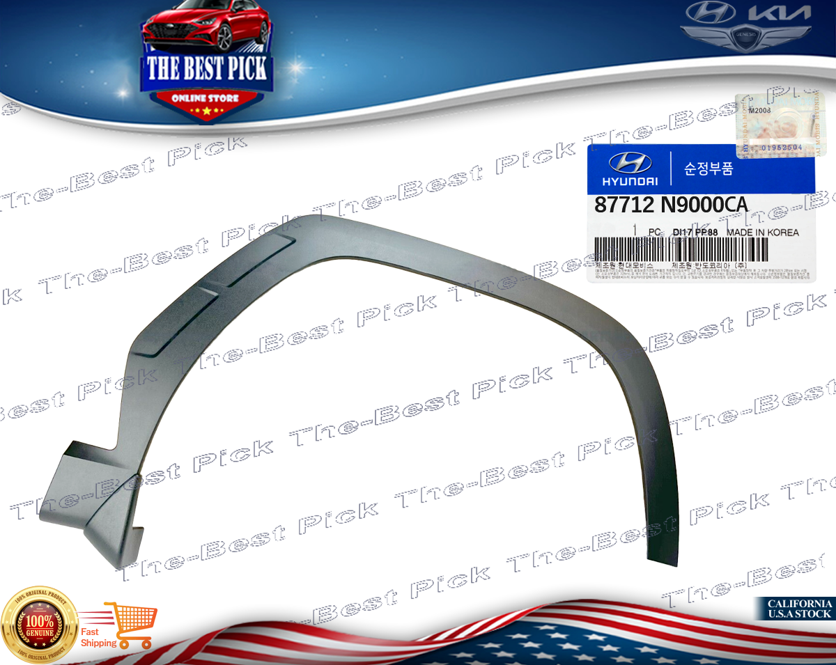 mrmr　0913 OEM ® FRONT Fender Wheel Molding RIGHT PASSENGER 2024-2025