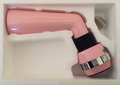BRACCIO DOCCIA A PARETE COMPLETO CON SOFFIONE ORIENTABILE 3 GETTI COLORE ROSA