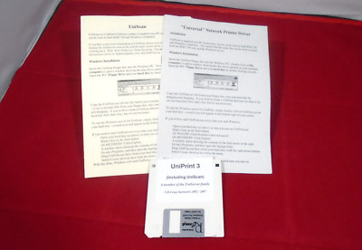 Uniprint 3 Including Uniscan software with various R-Comp Leaflets RISC OS