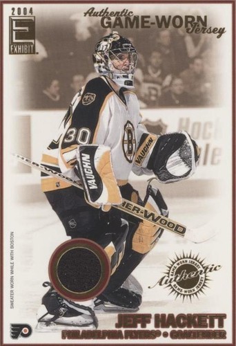 2003-04 Pacific Exhibit - Jeff Hackett #212