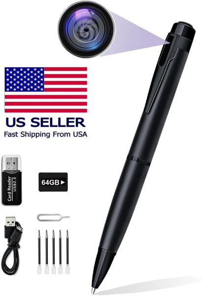Hidden Cam Pocket Pen Camera 1080P HD Mini Body Video Recorder DVR Security USB - Image 92