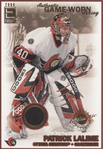 2003-04 Pacific Exhibit - Patrick Lalime #210
