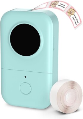    Phomemo D30 Label Printer, Bluetooth Wireless Mini Pocket Smartphone Green
