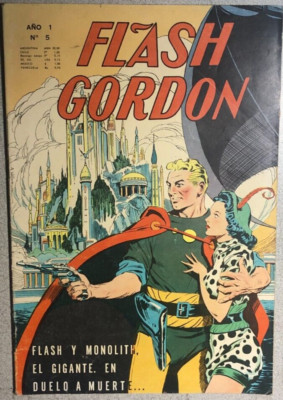 FLASH GORDON #5 (1970s) Chile color comic book; Spanish language VG++