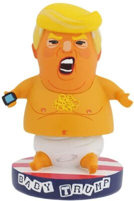 Dancing Baby Donald Trump Bobblehip Bobblehead Bobbler Statue Figure Funny Gag