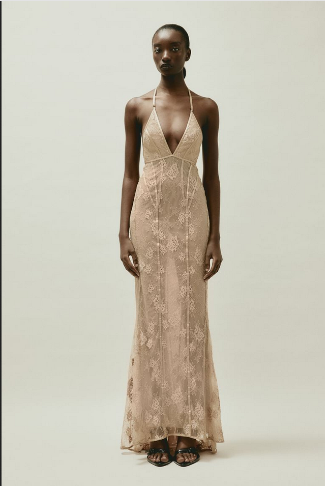 新品未使用 ANDMARRY Sandra lace dress 【beige】 ANDMARY】Sandra lace dress