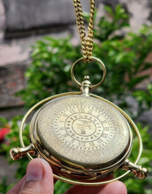 Golden Compass Personalized Alethiometer Necklace His dark Materials Christmas