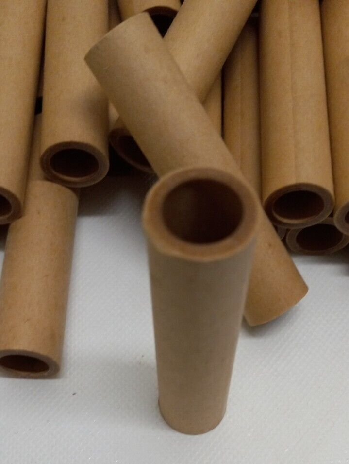 30 Plain Fireworks Kraft Paper PYRO TUBES 0.510" x 0.690" x 3"