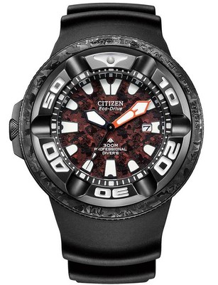 Pre-owned Citizen Bj8059-03z Professional Diver 300m