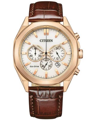 Pre-owned Citizen Ca4593-15a Mens Watch Eco-drive Chronograph 41mm 10atm