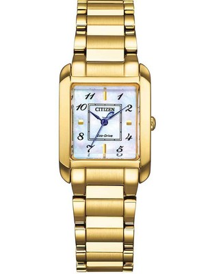 Pre-owned Citizen Ew5602-81d Ladies Watch Eco-drive Elegance 22mm 5atm