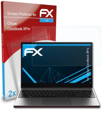 atFoliX 2x Screen Protection Film for Chuwi CoreBook XPro Screen Protector clear