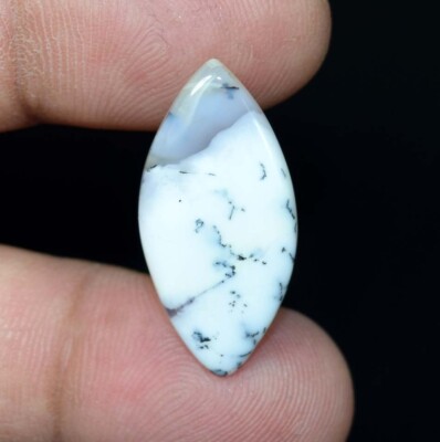 8.55 Cts. 100% Natural Dendrite Opal Marquise Cabochon Flat Back Loose Gemstones