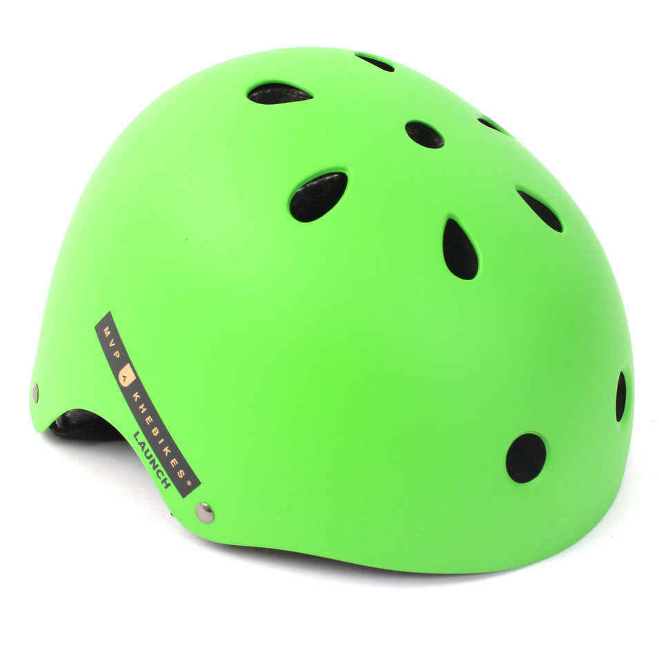 BMX Children Skate Scooter Helmet Green KHE MVP Launch Freestyle M 54-58cm