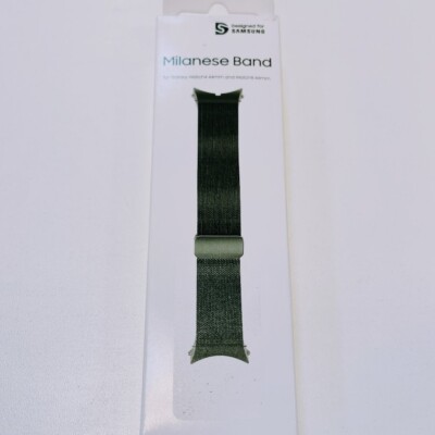 Samsung Milanese Band for Galaxy Watch 4/5 - 40mm - S/M - Black/Silver -Open Box