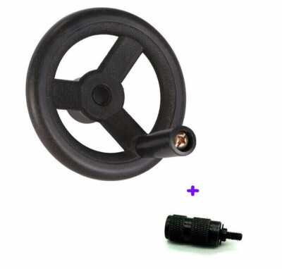 Milling Machine Feed Plastic CNC Mill Tool Hand Wheel +1 Reverse Knob Part New