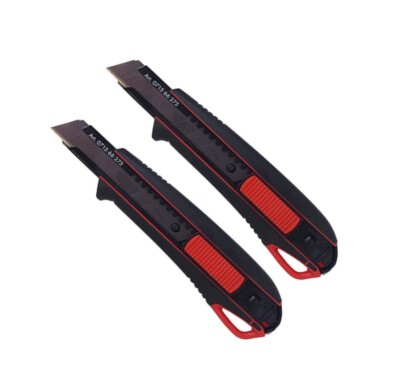 2x Würth 2K Cuttermesser 18mm + 6 Klingen extrem Scharf 071566275 Teppichmesser