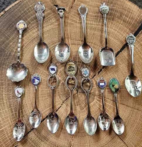souvenir spoons ヴィンテージ　スプーン 57本 VINTAGE COLLECTOR SOUVENIR SPOONS: TAKE YOUR PICK | eBay