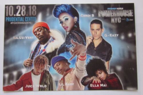 Prud Center Newark Handbill Cardi B G-Eazy Ella Mai Lil baby Lil Uzi Vert Juice