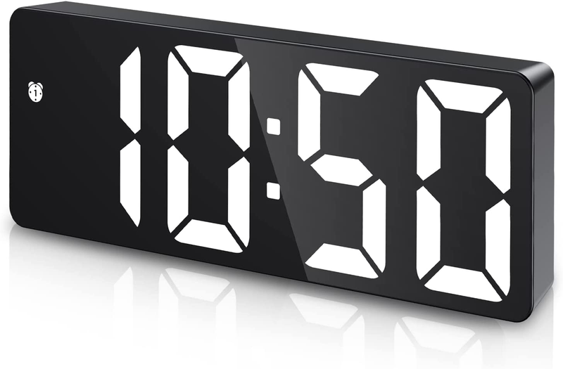 S For Bedrooms, [newest] Digital Led Clock, 6.5'' Desk Clock