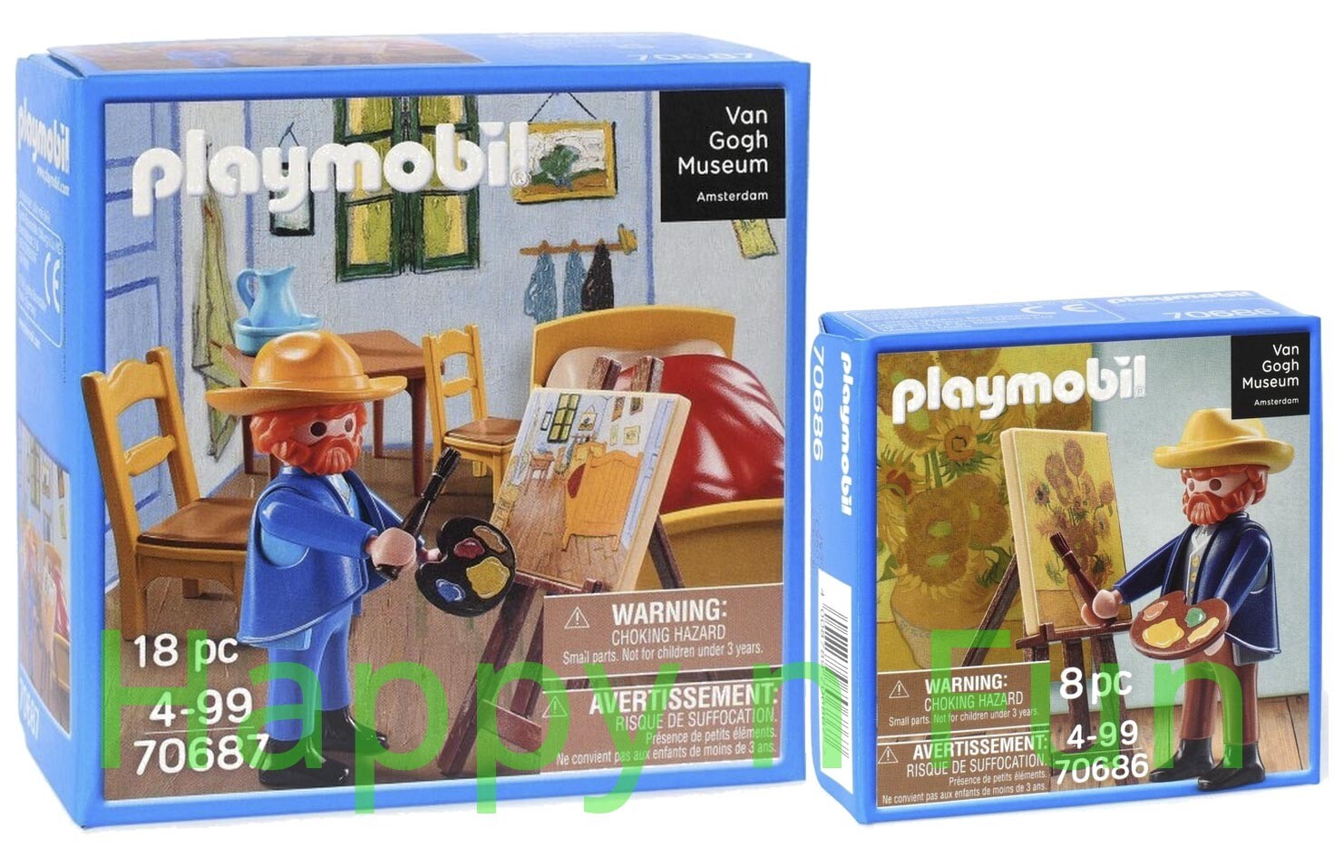 Playmobil Van Gogh Museum 18pc 8pcセット PLAYMOBIL | El Dormitorio - Van Gogh Museum shop