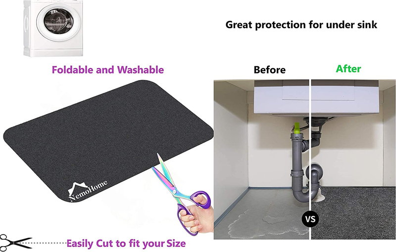 Floor Mat for Fridge, under Washing Machine Pad, under Sink Mat and Mini Refrige