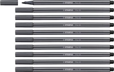 STABILO Pen 68 Premium Felt Tip Fineliner Pens - Fibre Tip - 1.0mm - 46 Colours