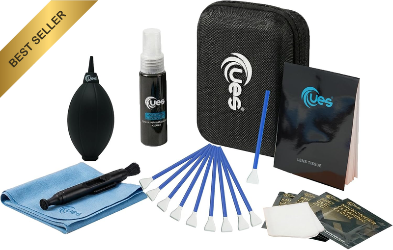 21-In-1 Professional APS-C Camera Cleaning Kit with Hard Travel Case | 2-In-1 Le