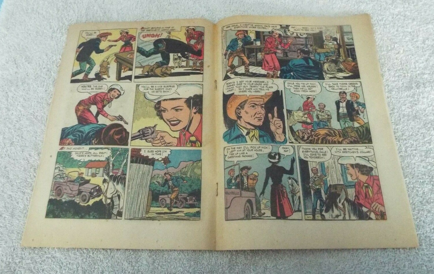 Dale Evans Queen of the West. No 3 April-June 1954 Dell Comic Book