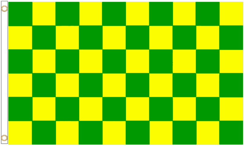 Kerry GAA Check Colours Ireland Polyester Flag - Choice of Sizes