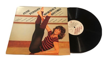 Jane Fonda's Workout Record Double LP Vinyl Record Album Jane Fonda