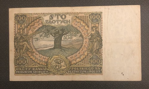 POLAND 100 Zlotych, 1934, P-74, World Currency