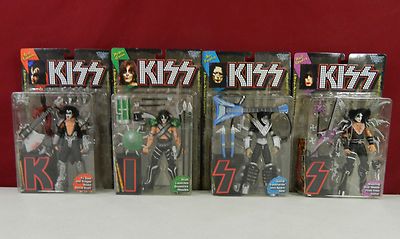 値下KISSフィギュアセット4体KISS Figures Soundalikes KISS Action Figures Set Of 4 ~ KISS Letters ~ McFarlane | eBay