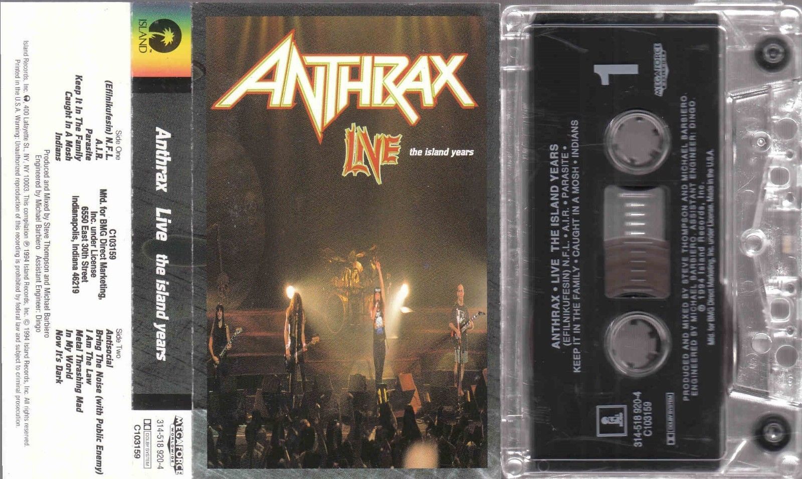 Rap Metal Music Cassette