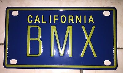 1960/'s California Mini Bike Metal Pedal Car Name License Plate Sign Alice Becky
