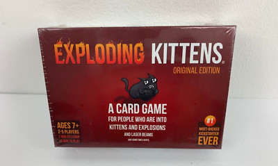 Exploding Kittens Card Game Original Edition Ages 7+ NEW SEALED