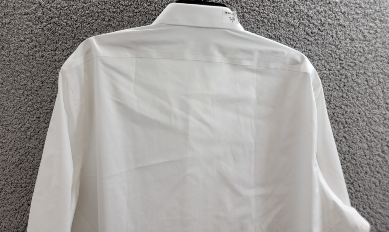 Calvin Klein Infinite Color Regular Fit Dress Shirt Men's L 34/35 16-16.5 White - Picture 14 of 17