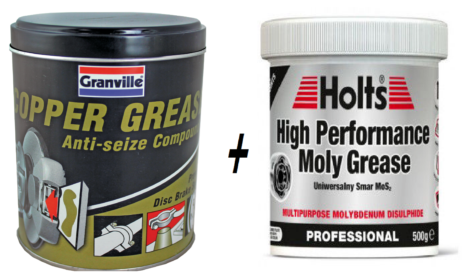 Granville Copper Grease 500g & Holts High Performance Moly Cv New for