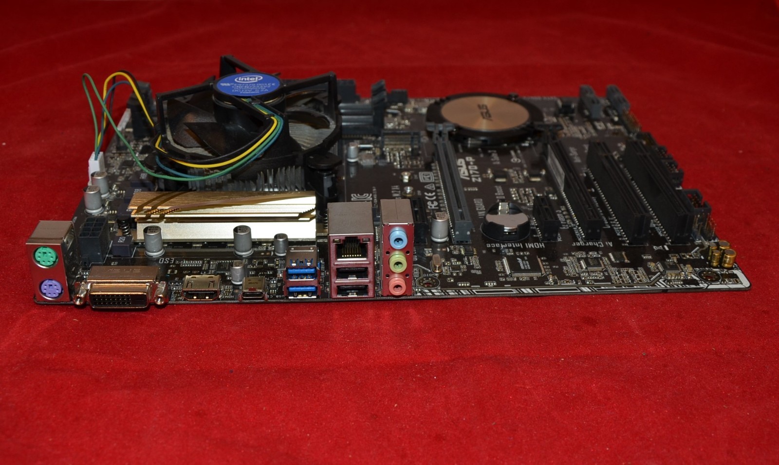 ASUS Z170-P G4400 Intel GPU installed heat sink/cooling fan  Motherboard
