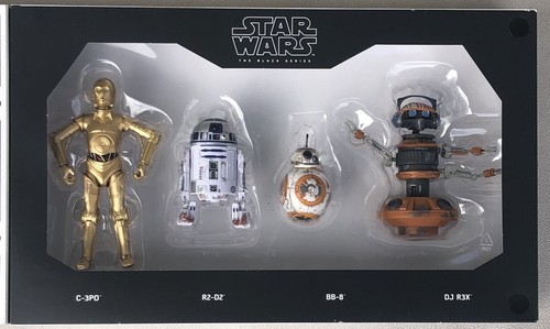Disney Star Wars Galaxy's Edge DROID DEPOT Black Series Set