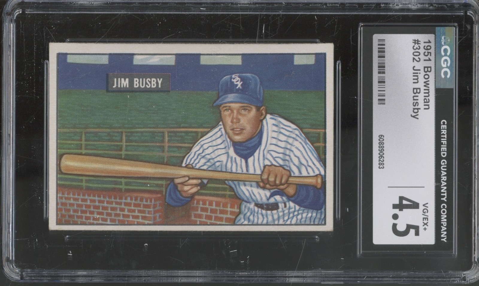 1951 Bowman Baseball Set-Break #302 Jim Busby VG-EX+ CGC 4.5