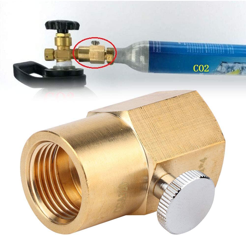 Cylinder Refill Adapter TR21-4 to CGA320 Connector Soda Bottle Adapter