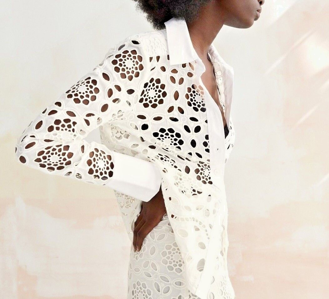 aunke　Cutwork Lace Shirts ànuke - Cutwork Lace Shirts / カットワーク レースシャツ